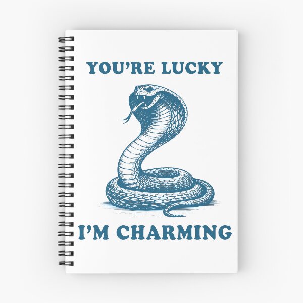 Item preview, You’re Lucky I’m Charming Snake – Funny Sarcastic Snake Design designed and sold by Senkov.