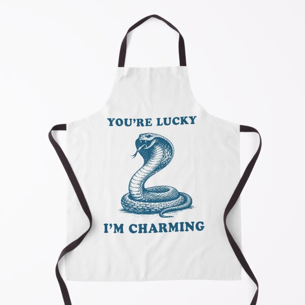 Item preview, You’re Lucky I’m Charming Snake – Funny Sarcastic Snake Design designed and sold by Senkov.