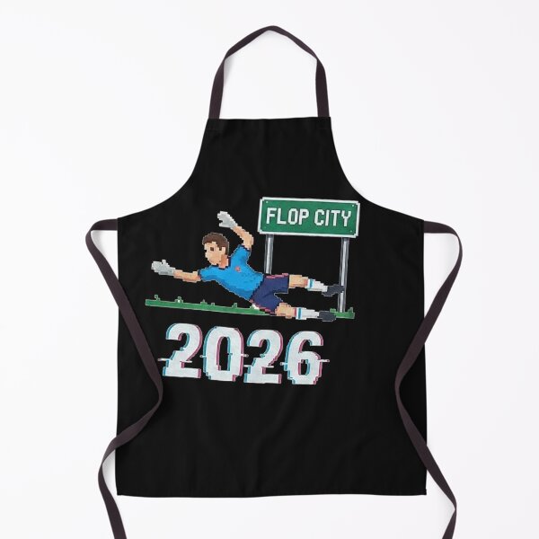 Item preview, Funny Pixel Art Soccer Flop City 2026 Retro Goalkeeper Humor Graphic designed and sold by AdyKurniawan.