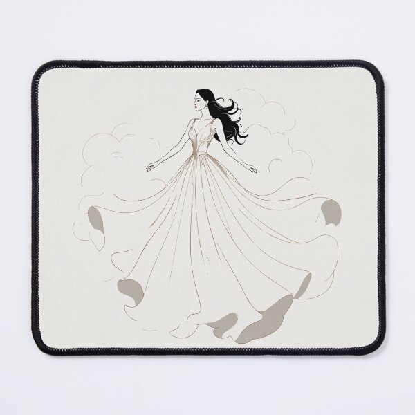 Item preview, Cloud Dancer Bridal Illustration designed and sold by RitaStudio.