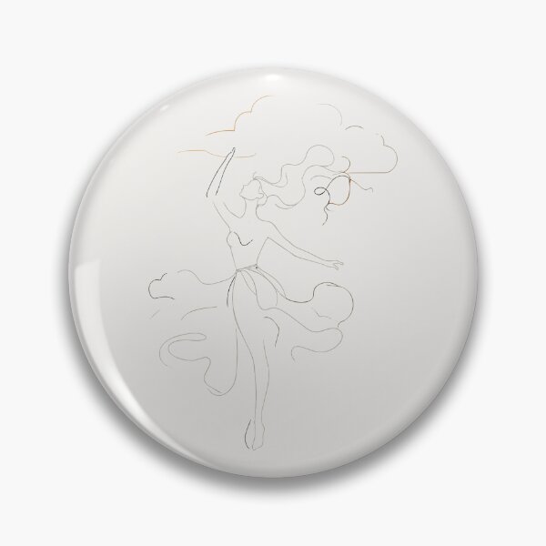 Item preview, Cloud Dancer Ballet Illustration designed and sold by RitaStudio.