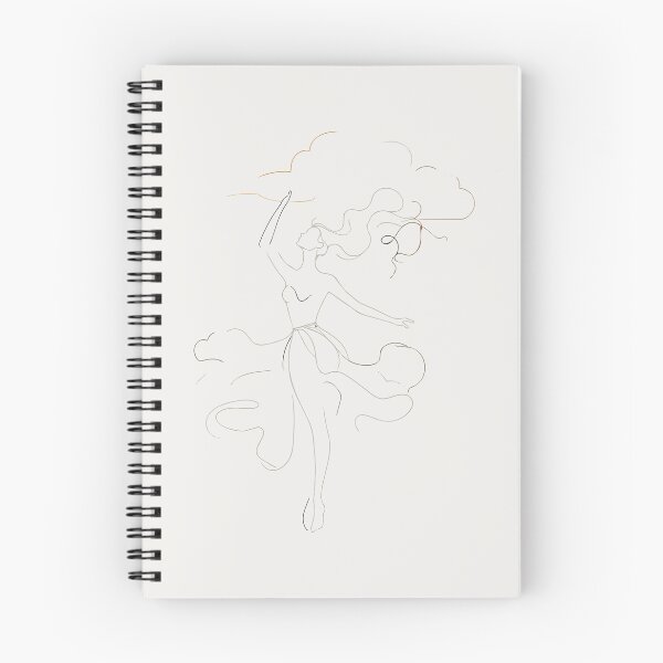 Item preview, Cloud Dancer Ballet Illustration designed and sold by RitaStudio.