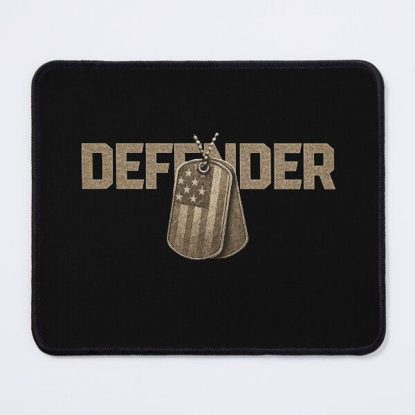 Item preview, DEFENDER Military Dog Tags Design designed and sold by Callsign 84.