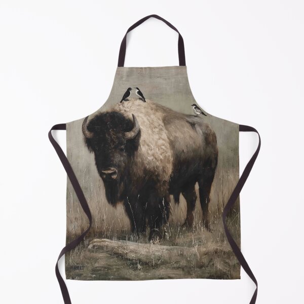 Item preview, Majestic Bison with Birds designed and sold by lautir.