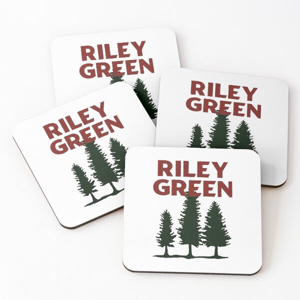 Item preview, Riley Green Forest Silhouette Nature designed and sold by gaqiope.