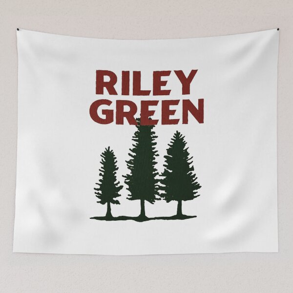 Item preview, Riley Green Forest Silhouette Nature designed and sold by gaqiope.