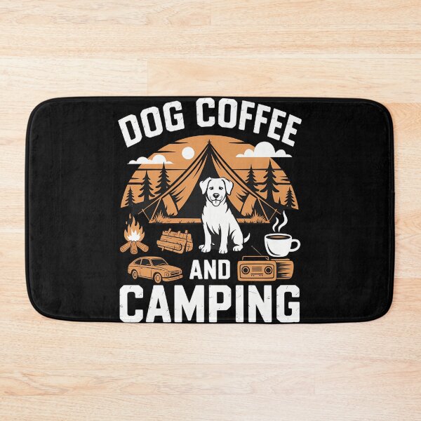 Item preview, Dogs Coffee Camping Funny Quote Campers Dogs Lover designed and sold by tiekanamac.
