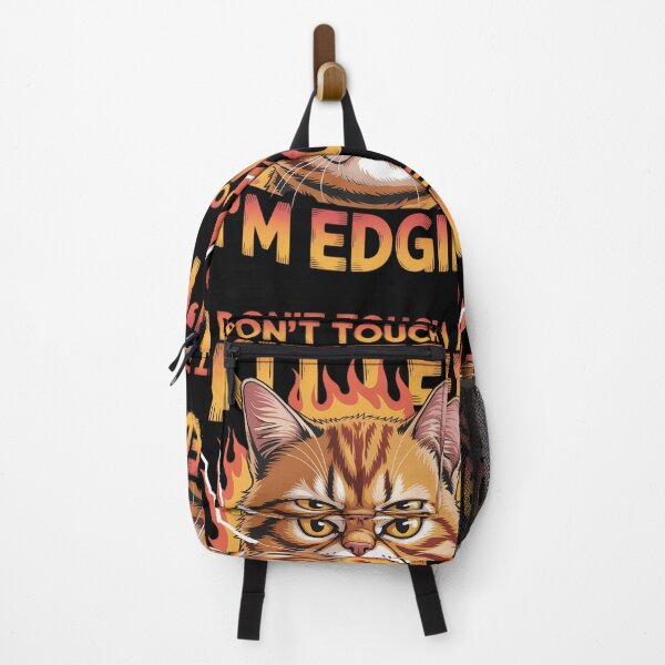 Item preview, Don_t Touch Me Kitten I_m Edging Funny Cat Meme Humor designed and sold by tiekanamac.