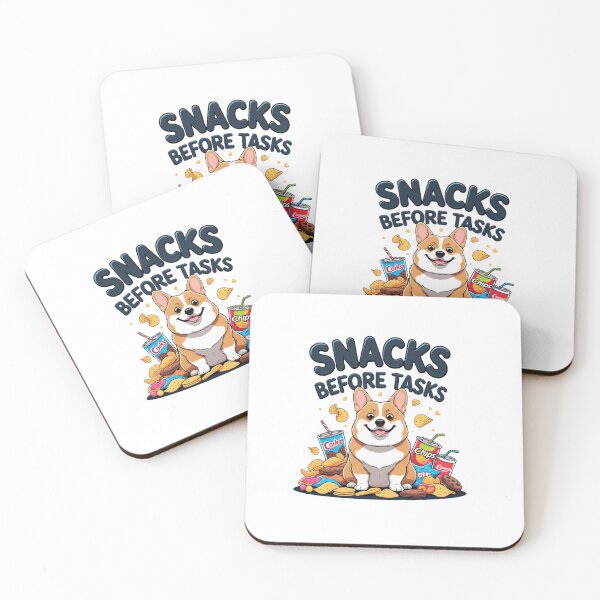 Item preview, Snacks Before Tasks designed and sold by SloganSauce.