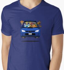 Camiseta de cuello en V Subaru Impreza WRX Scooby Doo
