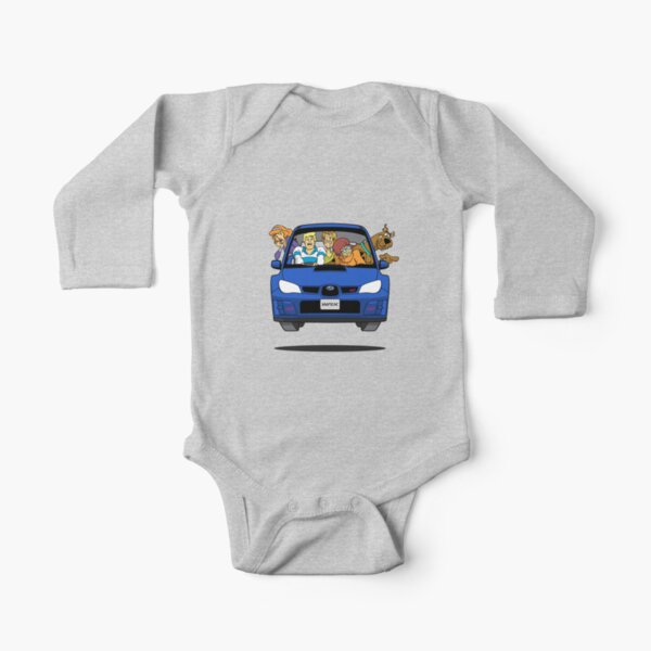 Subaru Impreza WRX Scooby Doo Long Sleeve Baby One-Piece