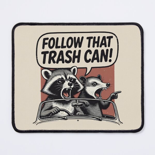 Item preview, Follow That Trash Can designed and sold by dudelinart.