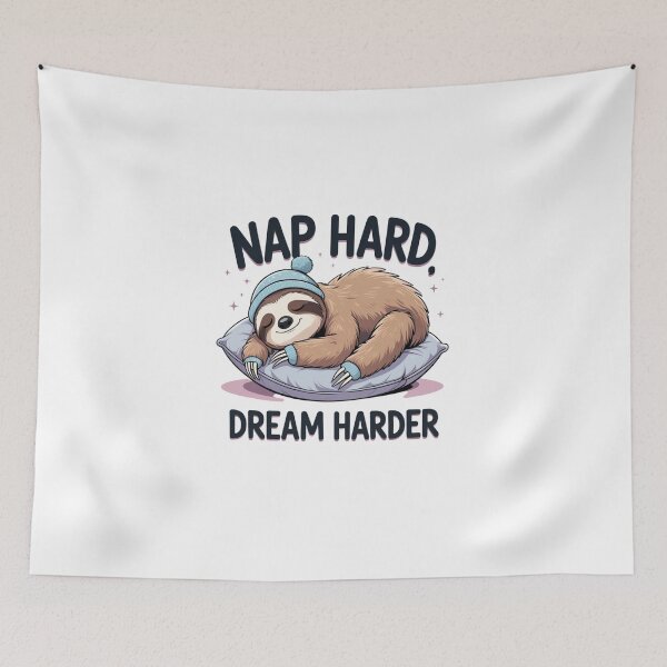 Item preview, Nap Hard, Dream Harder designed and sold by SloganSauce.
