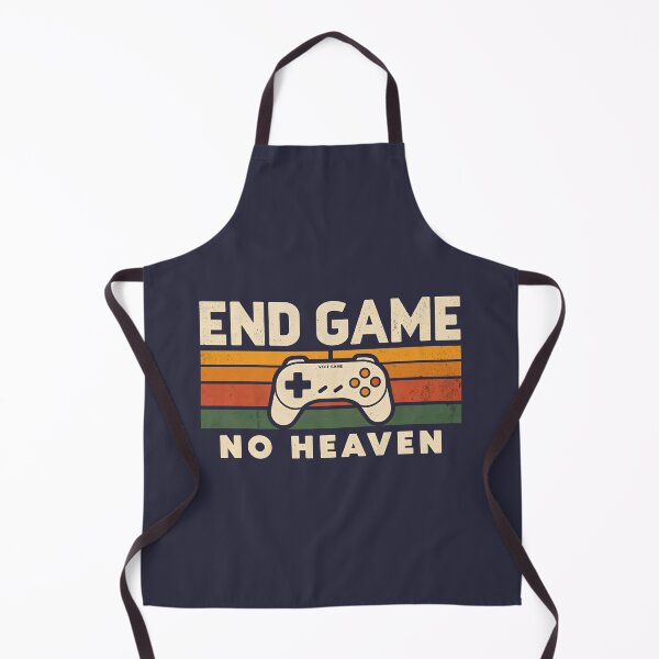 Item preview, END GAME – No Heaven ? Retro gaming vibes for true gamers. Perfect for t-shirts, stickers, hoodies & gifts. Minimal • Vintage • Gamer style designed and sold by No Heaven.