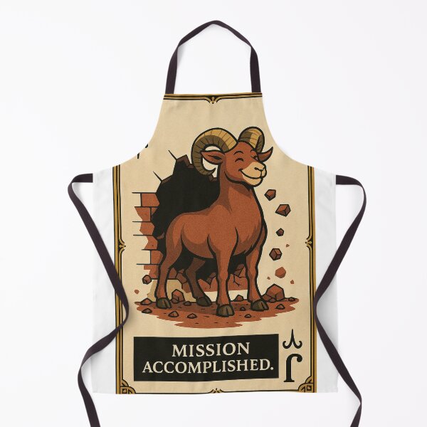 Item preview, Mission Accomplished – Aries Ram Zodiac Card designed and sold by the-dovlat.