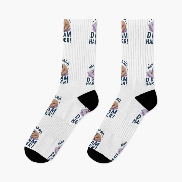 Item preview, Nap Hard, Dream Harder sloth art designed and sold by SloganSauce.