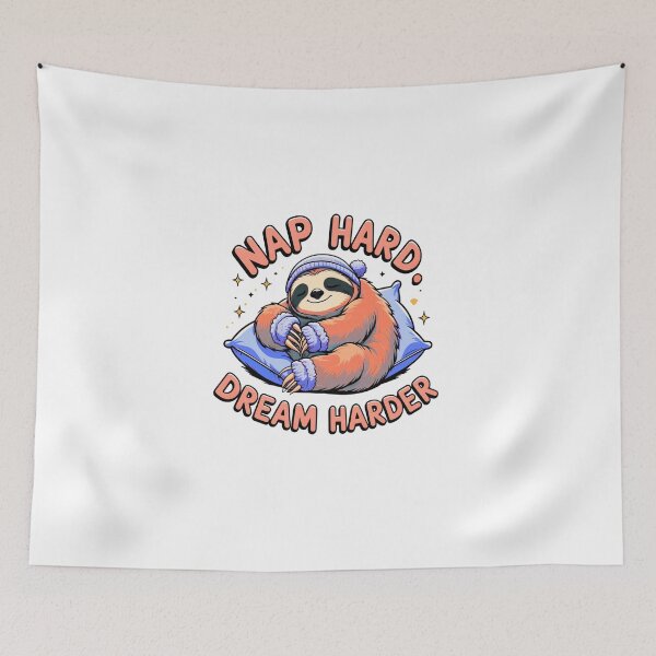 Item preview, Nap Hard, Dream Harder chill vibes designed and sold by SloganSauce.