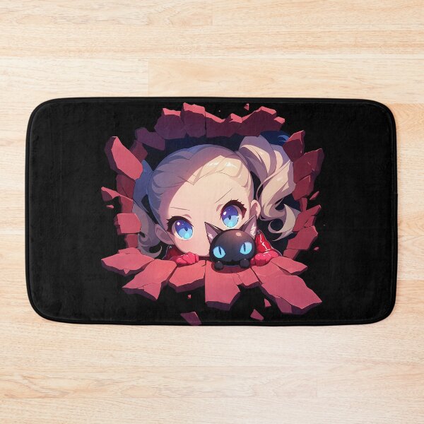 Item preview, Ann Takamaki Chibi Kawaii Persona 5 Game Peek Playful Crimson Style designed and sold by TorbenKuhano.