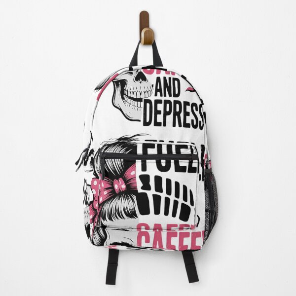 Item preview, Fueled By Caffeine And Depression Funny Anxiety Coffee Lover designed and sold by tiekanamac.