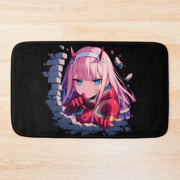 Item preview, Zero Two Peeking Through Wall Darling In The Franxx Anime Girl designed and sold by TorbenKuhano.