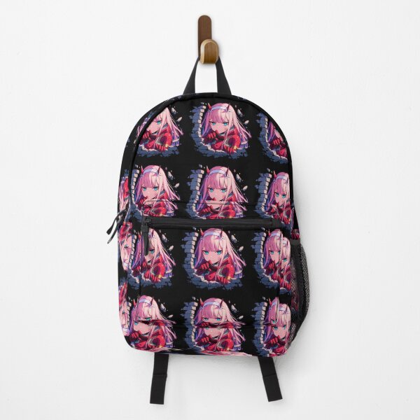 Item preview, Zero Two Peeking Through Wall Darling In The Franxx Anime Girl designed and sold by TorbenKuhano.