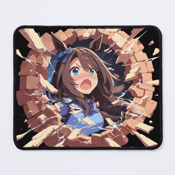 Item preview, Super Creek Breaking Wall Uma Musume Pretty Derby Chibi Anime Girl designed and sold by TorbenKuhano.