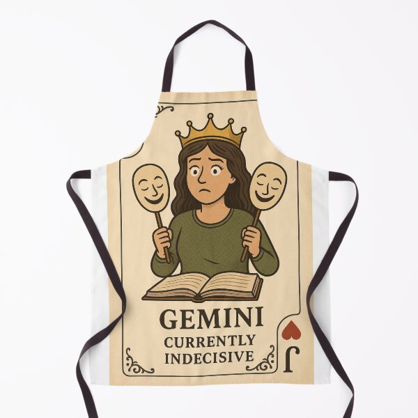 Item preview, Gemini Currently Indecisive – Funny Zodiac Card designed and sold by the-dovlat.