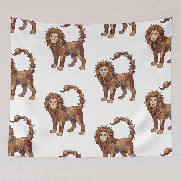 Item preview, Mythical Creature: Patchwork Manticore designed and sold by bapupa.
