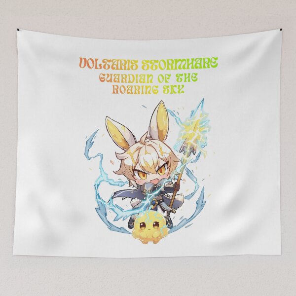 Item preview, Voltaris Stormhare – Guardian of the Roaring Sky | Brave Soul of Living Lightning designed and sold by Monzora.