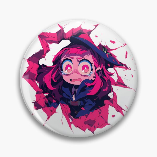 Item preview, Ursula Callistis Little Witch Academia Anime Chibi Crying Pink Highlight Burst designed and sold by TorbenKuhano.