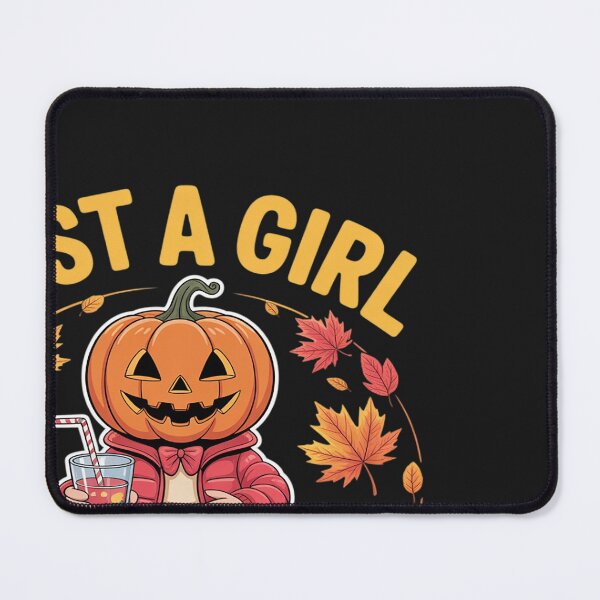 Item preview, Just A Girl Who Loves Fall Pumpkin Head Autumn Gifts designed and sold by BlueCreator-inc.