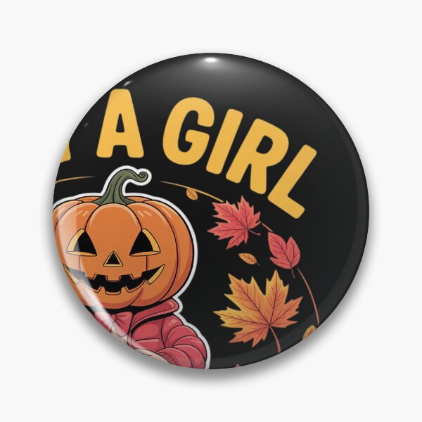 Item preview, Just A Girl Who Loves Fall Pumpkin Head Autumn Gifts designed and sold by BlueCreator-inc.