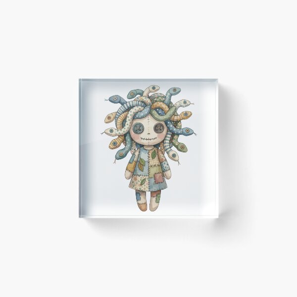 Item preview, Mythical Creature: Button-Eyed Medusa designed and sold by bapupa.