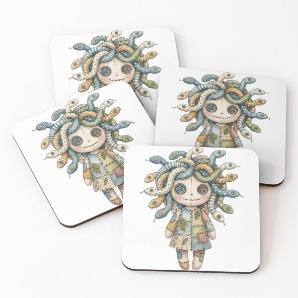 Item preview, Mythical Creature: Button-Eyed Medusa designed and sold by bapupa.