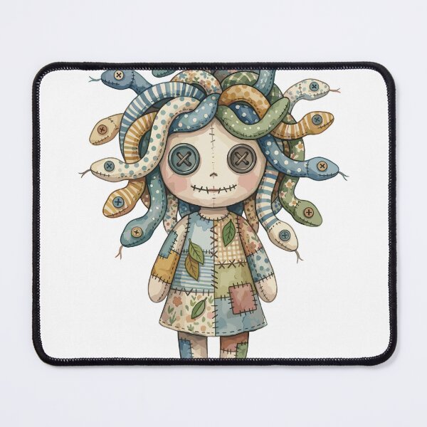 Item preview, Mythical Creature: Button-Eyed Medusa designed and sold by bapupa.