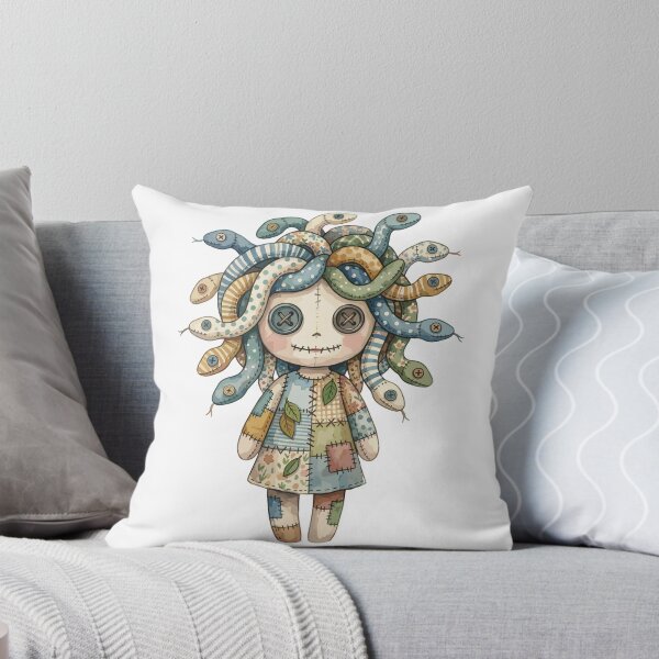 Item preview, Mythical Creature: Button-Eyed Medusa designed and sold by bapupa.