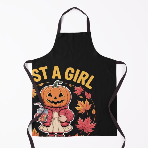 Item preview, Just A Girl Who Loves Fall Pumpkin Head Autumn Gifts designed and sold by BlueCreator-inc.