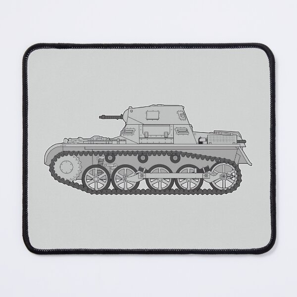 Item preview, Pz-I German Light Tank in color side view designed and sold by FAawRay.