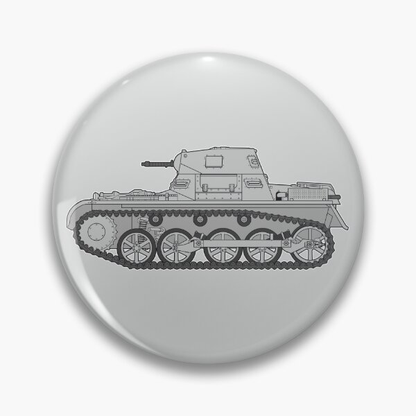 Item preview, Pz-I German Light Tank in color side view designed and sold by FAawRay.
