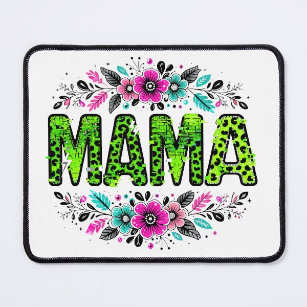 Item preview, Mama Floral Leopard Green Typography , Mother’s Day Gift Flower Design designed and sold by truongloc246.