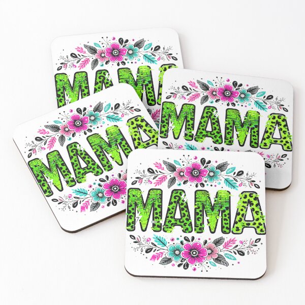 Item preview, Mama Floral Leopard Green Typography , Mother’s Day Gift Flower Design designed and sold by truongloc246.