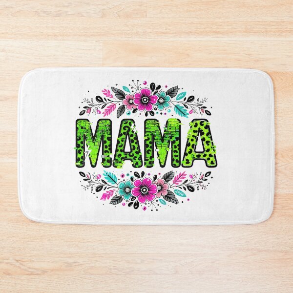 Item preview, Mama Floral Leopard Green Typography , Mother’s Day Gift Flower Design designed and sold by truongloc246.