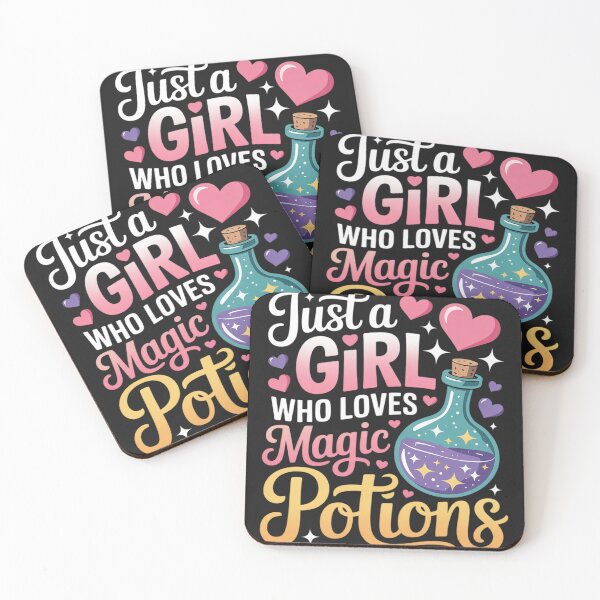 Item preview, Just A Girl Who Loves Magic Potion Funny Halloween Girls designed and sold by BlueCreator-inc.