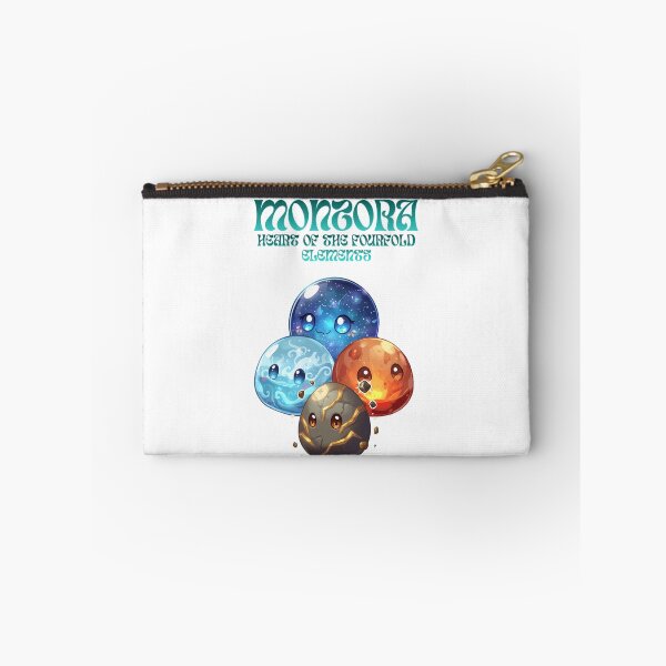 Item preview, Monzora – Heart of the Fourfold Elements | Cute Elemental Slime Fantasy Art designed and sold by Monzora.