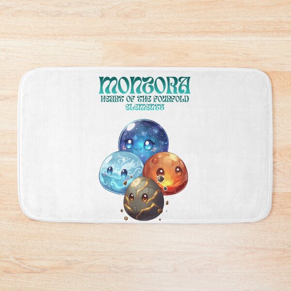 Item preview, Monzora – Heart of the Fourfold Elements | Cute Elemental Slime Fantasy Art designed and sold by Monzora.