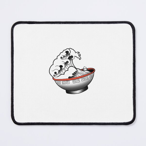 Item preview, Wave ramen tattoo designed and sold by Lisko.ink.