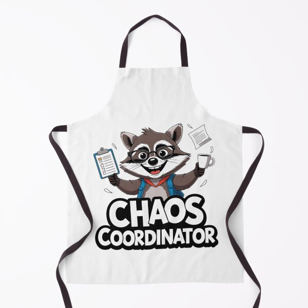 Item preview, Chaos Coordinator raccoon art designed and sold by SloganSauce.