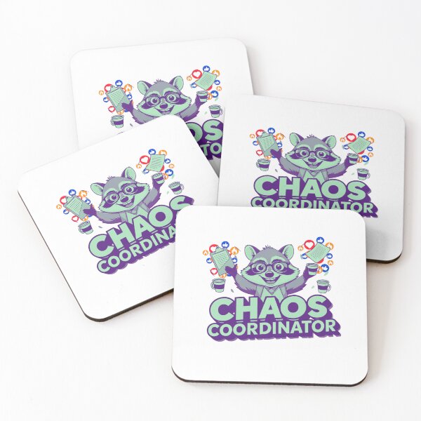 Item preview, Chaos Coordinator cartoon animal design designed and sold by SloganSauce.