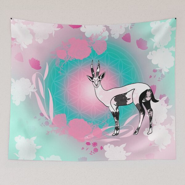 Item preview, Gazelle flower of green life designed and sold by Herami.