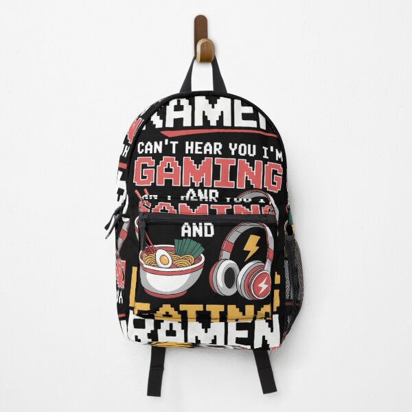 Item preview, Funny Can_t Hear You I_m Gaming and Eating Ramen Gamer designed and sold by tiemacopaxer.